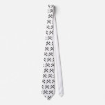 Crossed Rock Hammers Tie