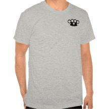 Crossed Six Shooter Guns and Brass Knuckles Tshirt