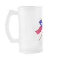 Crossed Texas and  Gonzales Flags Mug