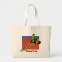 CrossedUp in a Blazing Glory! Tote Bags