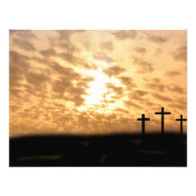 Crosses on a Hill Customizable Invitation