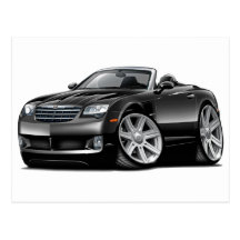 Crossfire Black Convertible Post Card