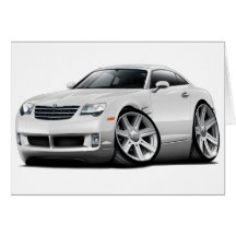 Crossfire White Car Cards