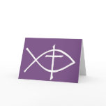 crossicthuspurple greeting cards