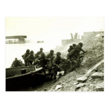 Crossing the Rhine Post Card