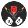 Crossroads Blues Devil Sticker