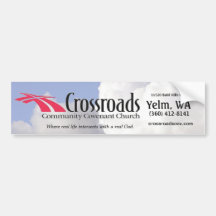 Crossroads Bumper Sticker