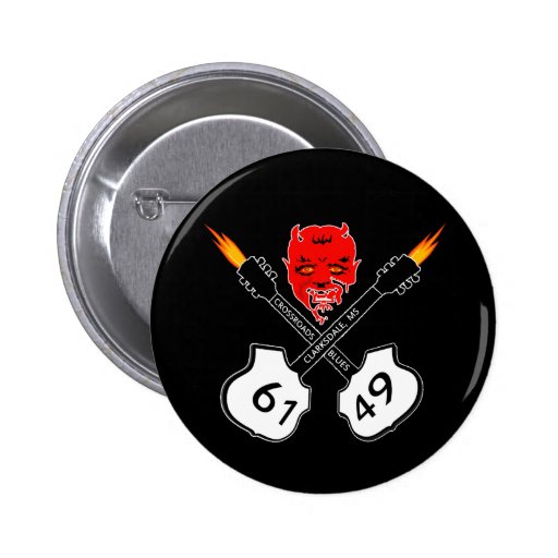 Crossroads Devil Blues Button