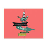 Crossroads Vintage Diner Sign Post Cards