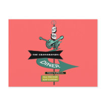 Crossroads Vintage Diner Sign Post Cards