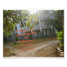 Crossroads with Bible verse In all your ways Photo Print