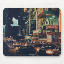 "Crosstown Traffic" New York Watercolor Art Mouse Mats