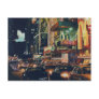 "Crosstown Traffic" New York Watercolor Art Post Card