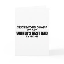 Crossword Champ World's Best Dad by Night