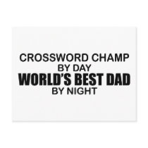 Crossword Champ World's Best Dad by Night