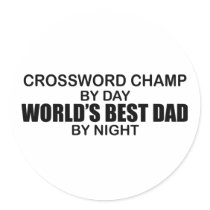 Crossword Champ World's Best Dad by Night