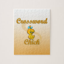 Crossword Chick Jigsaw Puzzles