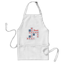 Crossword Grandpa  Apron