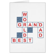 Crossword Grandpa Card