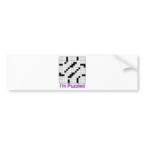 crossword puzzle 01 bumper stickers