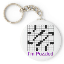 crossword puzzle 01 key chain