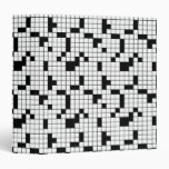 Crossword Puzzle Grid Notebook binders