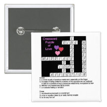 Crossword Puzzle of Love Button