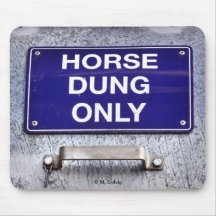 Crottin de cheval Mousepad Tapis De Souris