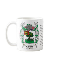 Crow Family Coat of Arms Mug