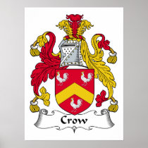 Crow Family Crest Poster