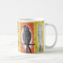 crow guides me mug