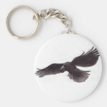 Crow Key Chain