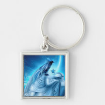 Crow Phoenix Keychain