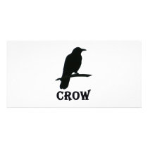 Crow Custom Photo Card