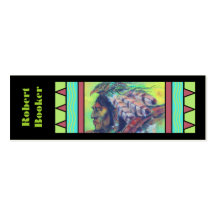 Crow Warrior Bookmarks Business Card Templates