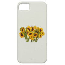 Crowd of Sunflowers iPhone 5 Cases