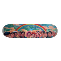 Crowd w/ Rainbow Skate Board Decks