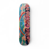 Crowd w/ Rainbow Skate Board Decks