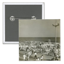Crowded Beach Buttons