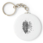 Crown-Atheist-Bird Keychain
