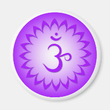 Crown Chakra - Sahasrara Refrigerator Magnets