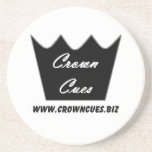 Crown Cues Logo Drink Coasters