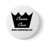 Crown Cues Pride Button