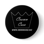 Crown Cues Proud Pinback Button