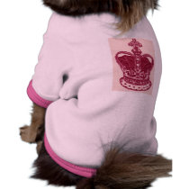 crown jewels dog t-shirt