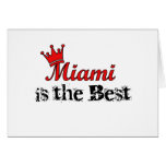 Crown Miami Greeting Card