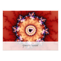 Crown Of Thorns - Fractal Custom Invitation