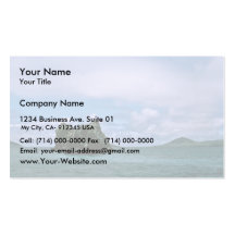 Crown of Thorns Reef, Galapagos Isl. Business Card Template