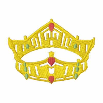 Crown Outline Polo Shirt by ZazzleEmbroidery