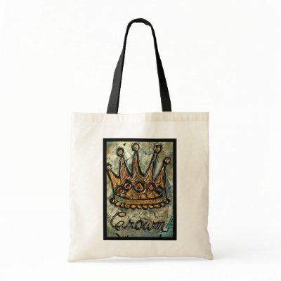 Crown Royalty Canvas Bags by solamar7